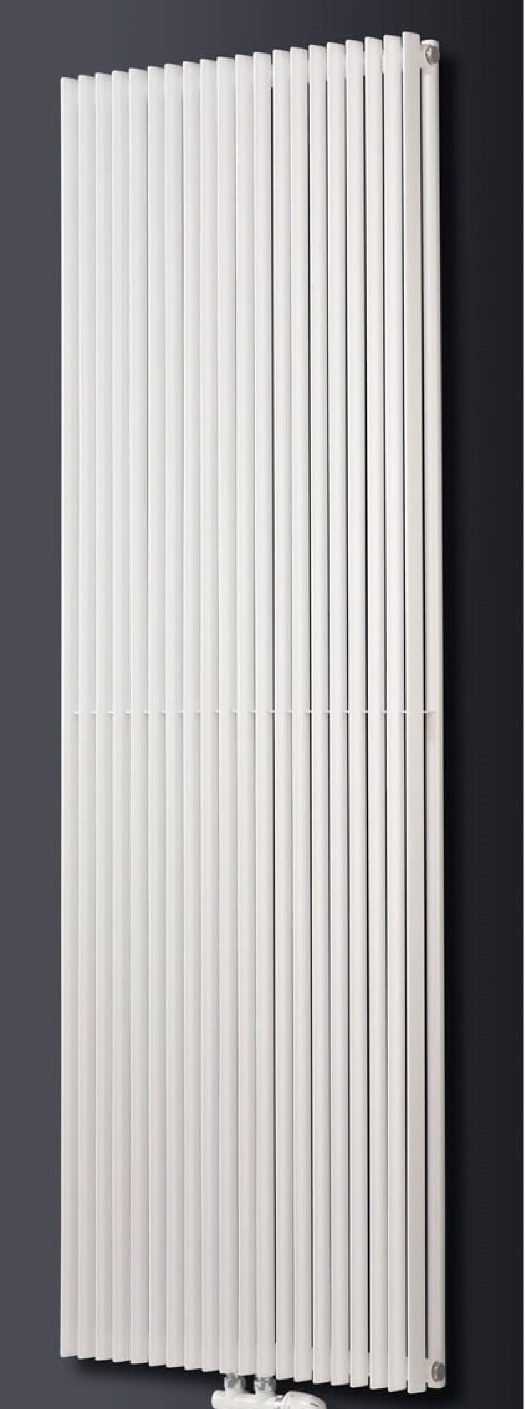 Luxrad Aurora Podwójna radiateur décoratif 180x54 cm podłączenie inférieur blanc AURP18005409003ZDC