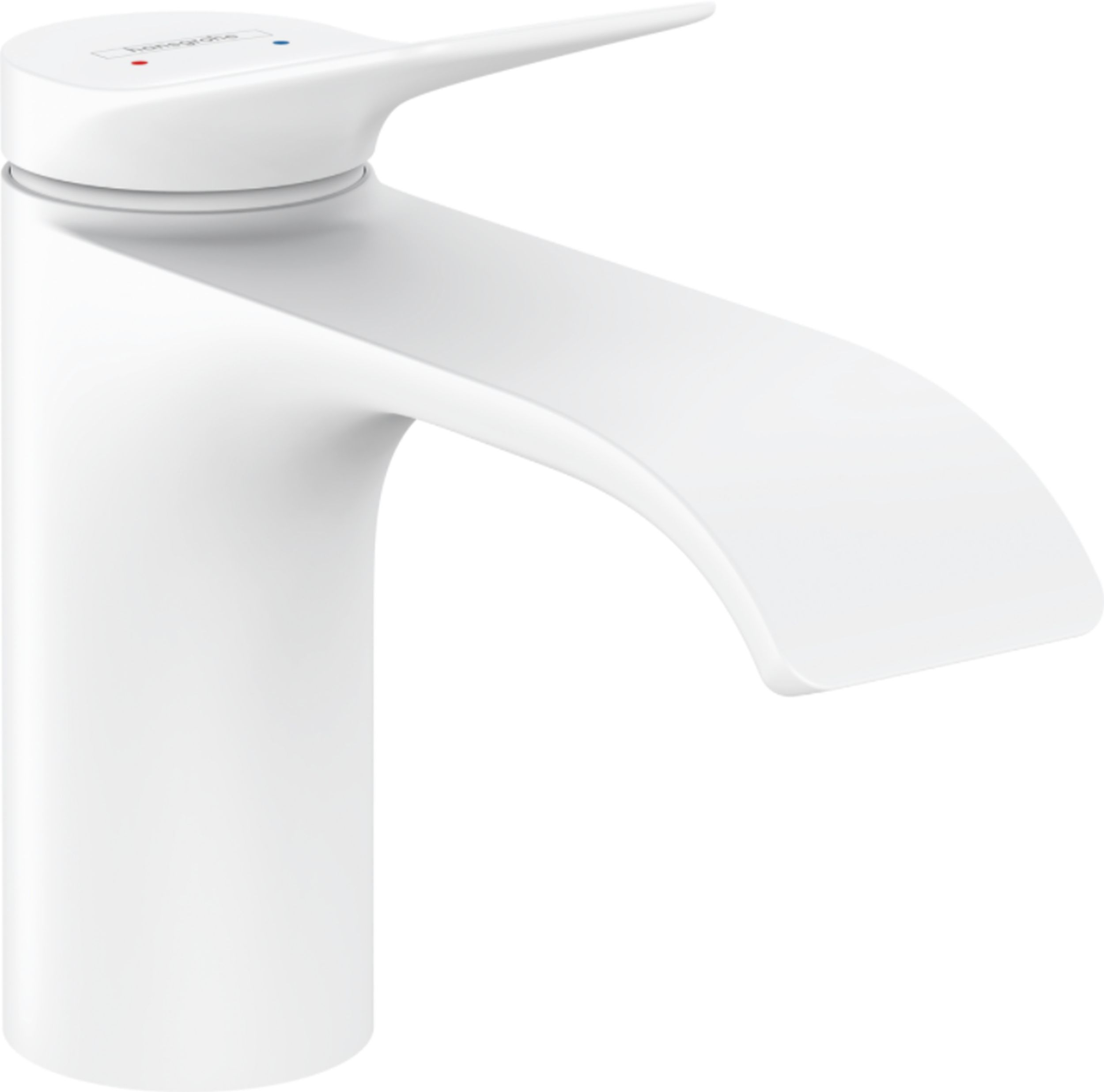 Hansgrohe Vivenis mitigeur de lavabo sur pied blanc 75010700