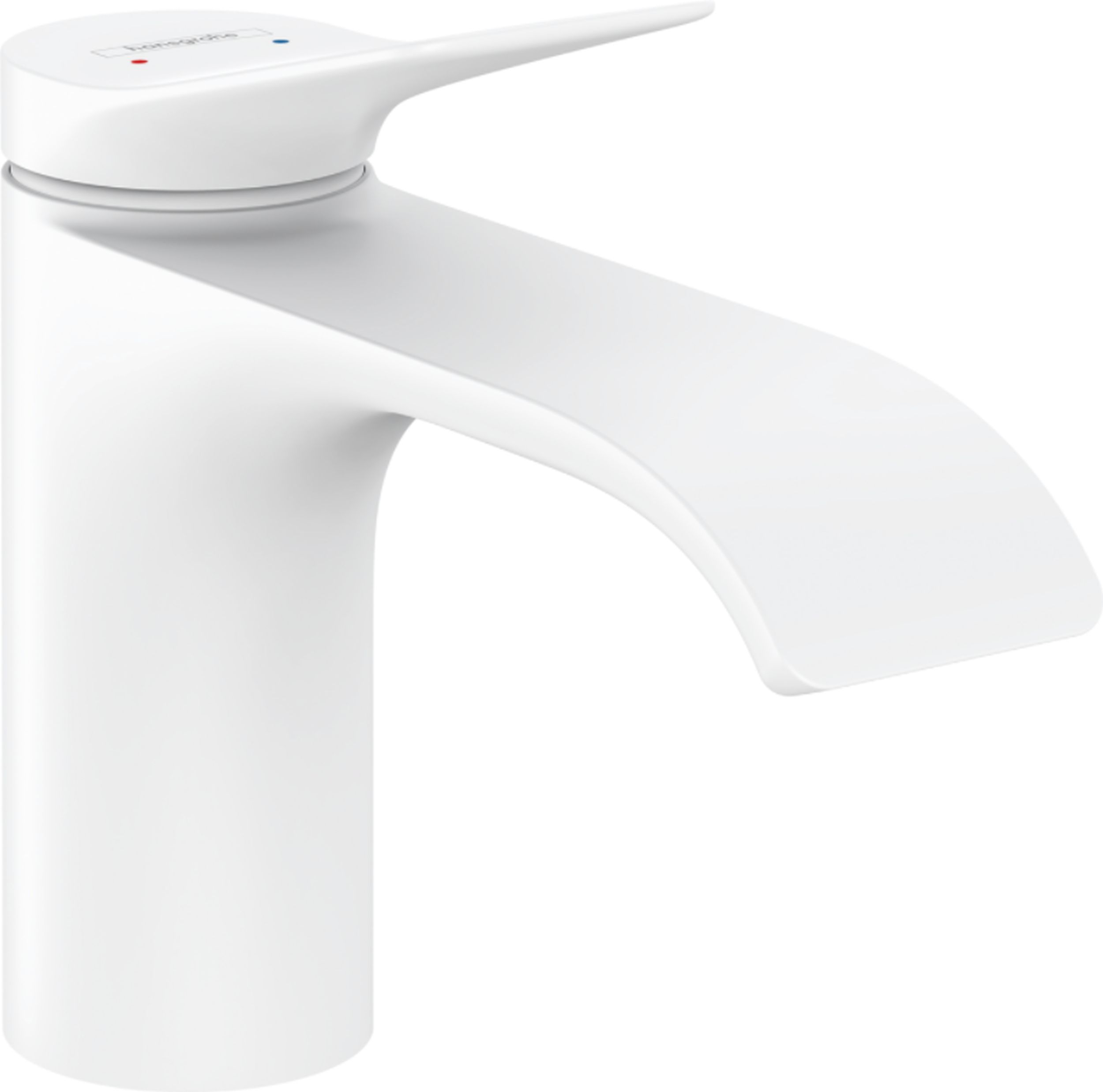 Hansgrohe Vivenis mitigeur de lavabo sur pied blanc 75012700