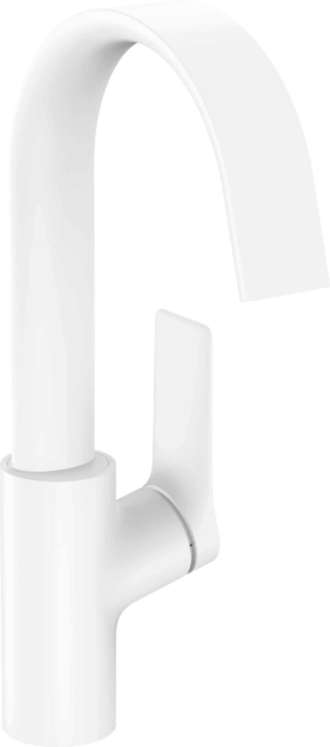 Hansgrohe Vivenis mitigeur de lavabo sur pied blanc 75030700