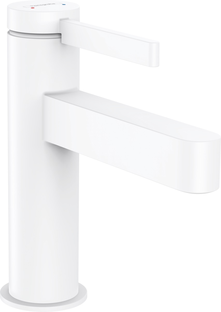 Hansgrohe Finoris mitigeur de lavabo sur pied blanc 76010700
