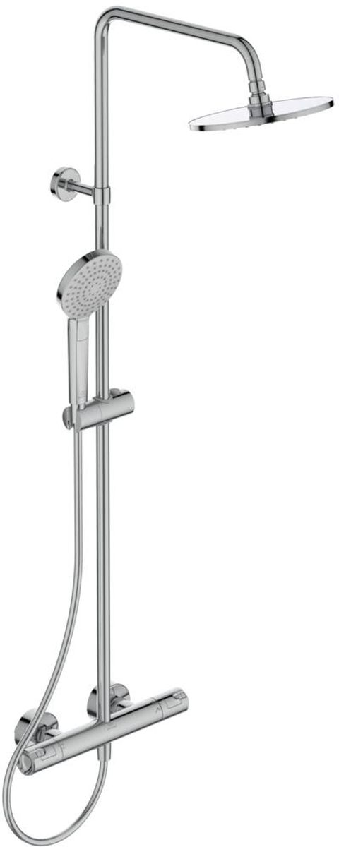 Ideal Standard Ceratherm ensemble de douche mural avec thermostat chrome A7225AA