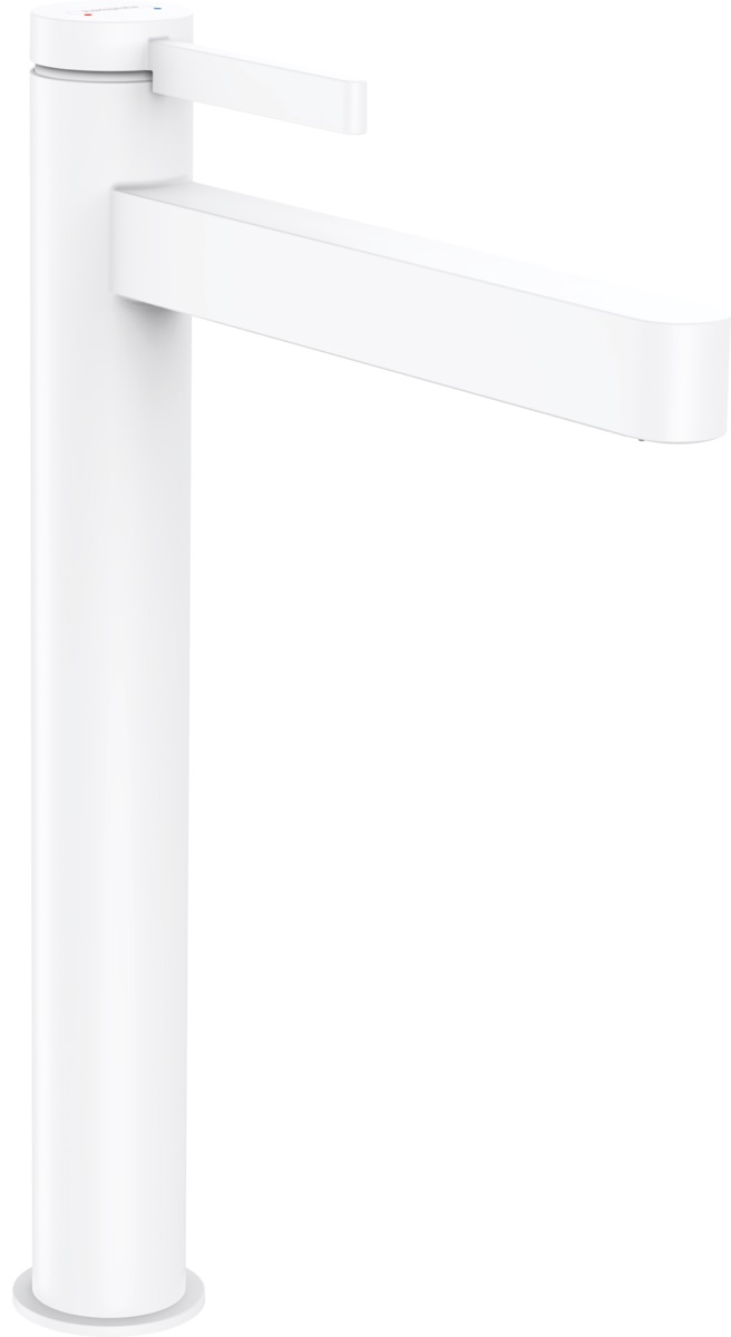 Hansgrohe Finoris mitigeur de lavabo sur pied blanc 76070700
