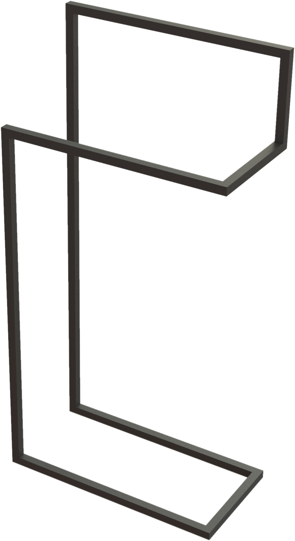 Deante Mokko portemanteau sur pied noir ADM_N622