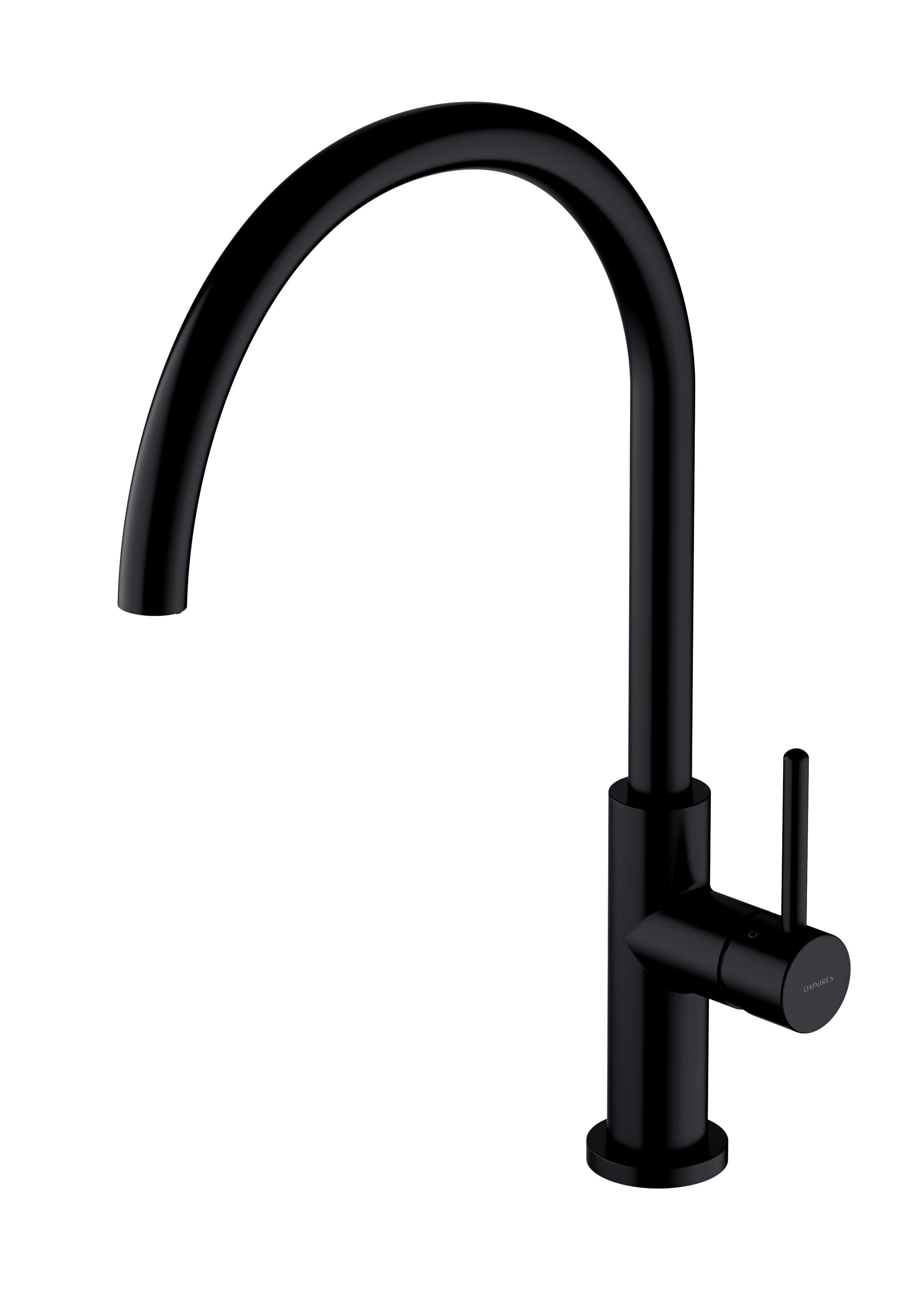 Omnires Y mitigeur de cuisine sur pied noir Y1251BL
