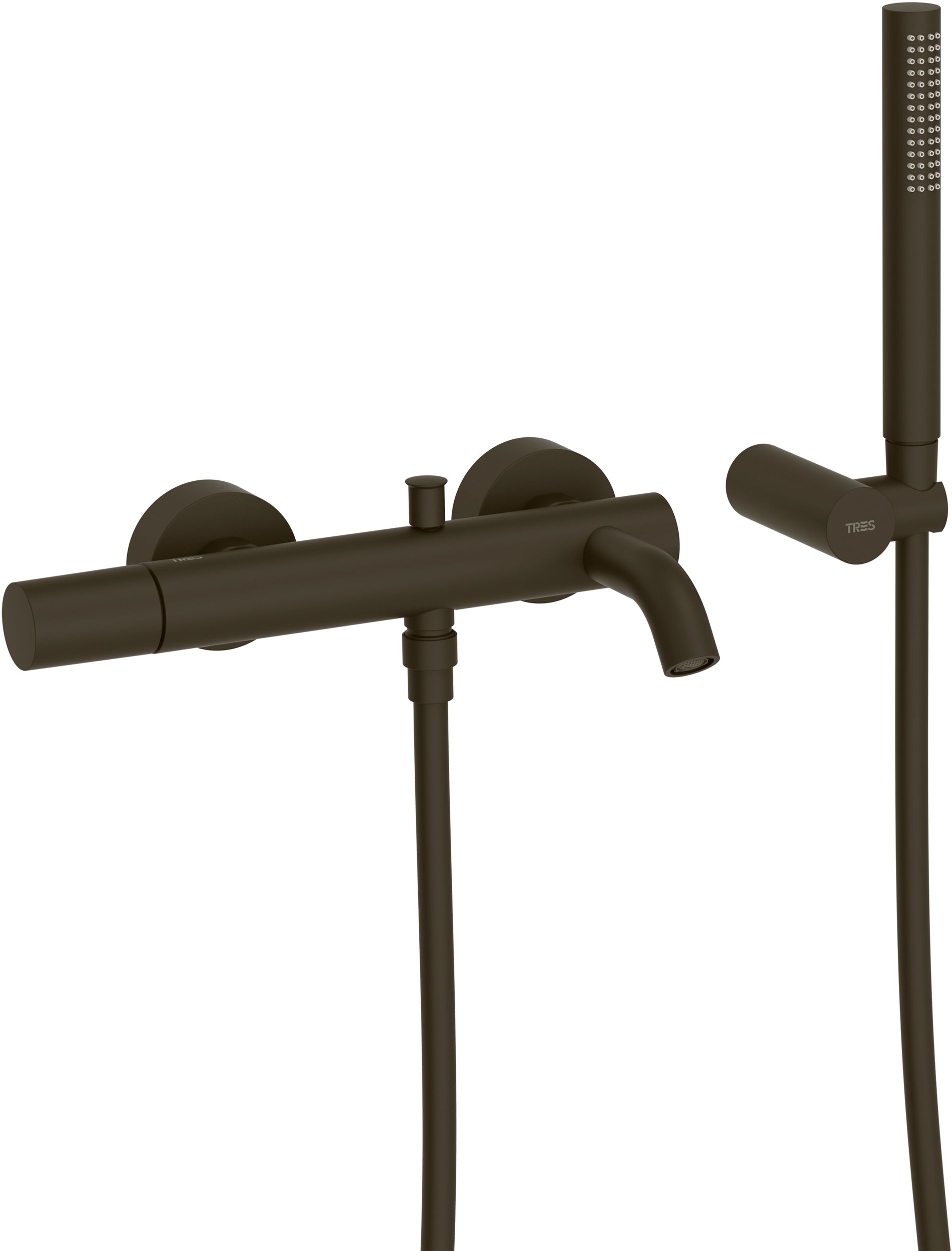 Tres Study Exclusive mitigeur bain-douche murale noir 26117001KMB