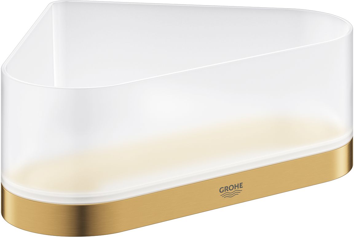 Grohe Selection étagère d’angle 20 cm blanc-doré 41038GN0