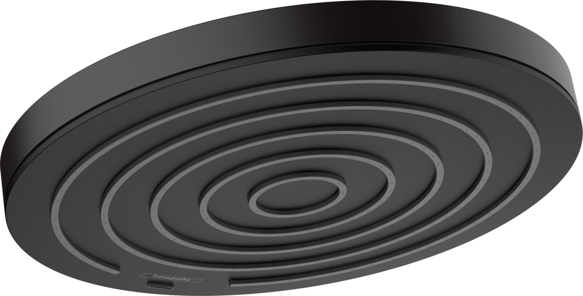 Hansgrohe Pulsify douche à effet de pluie 26x26 cm ronde noir 24140670