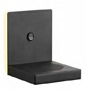 Mantra Zanzibar applique murale 1x3 W noir 6755