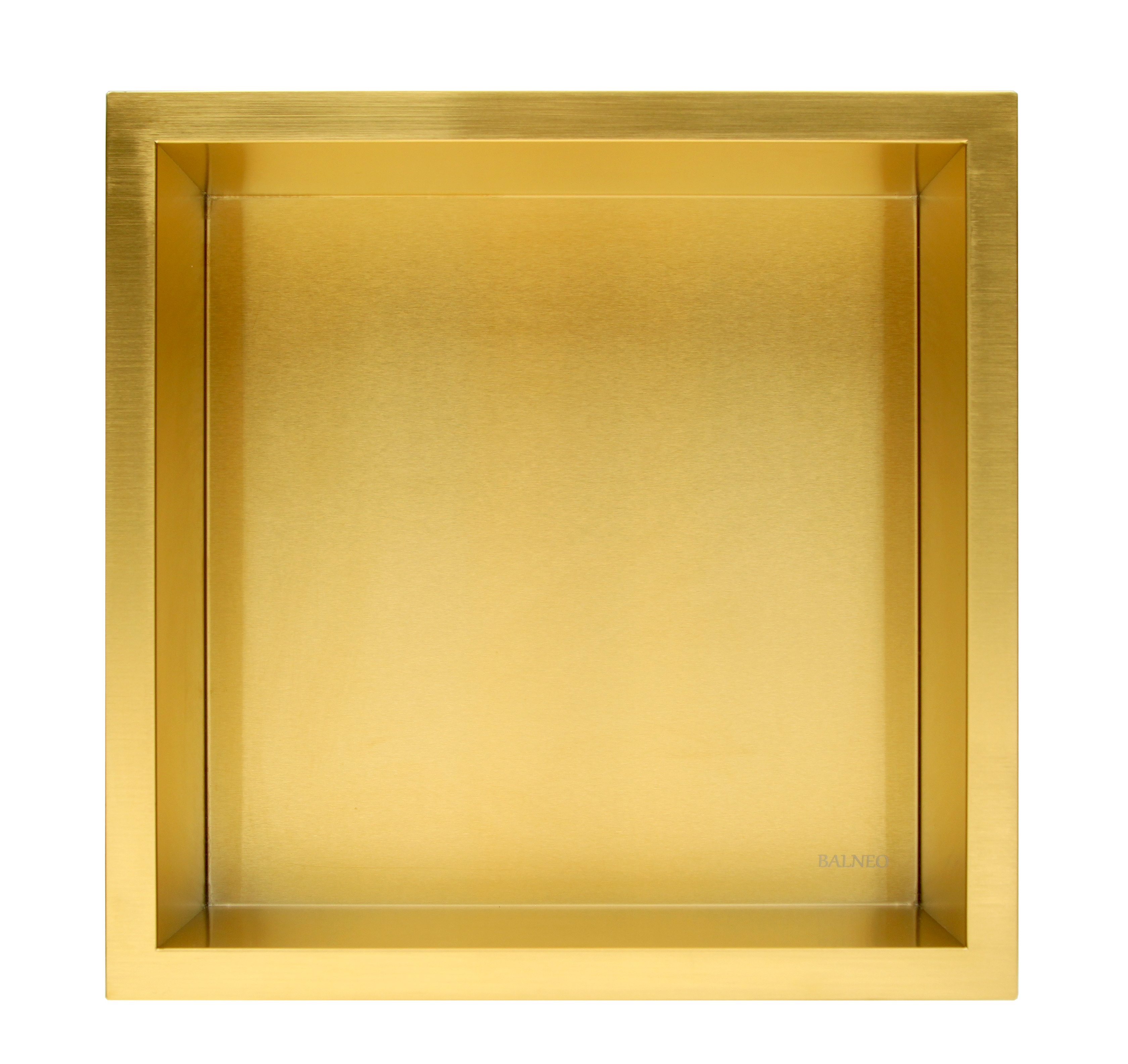 Balneo Wall-Box One Gold étagère encastrée 30 cm doré OB-BR1