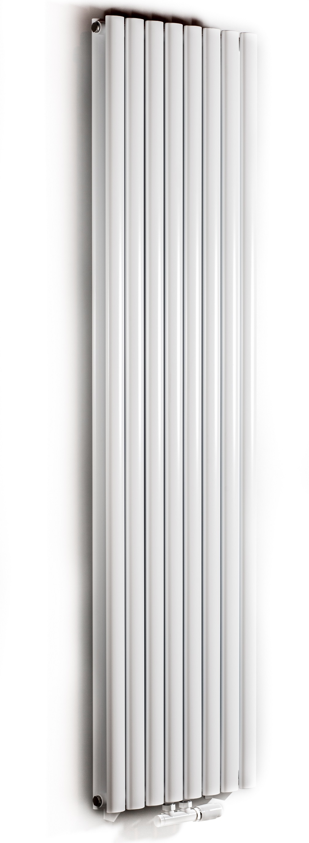 Luxrad Fortuna Podwójna radiateur décoratif 60x116.4 cm podłączenie inférieur blanc FORP60011649003ZDC