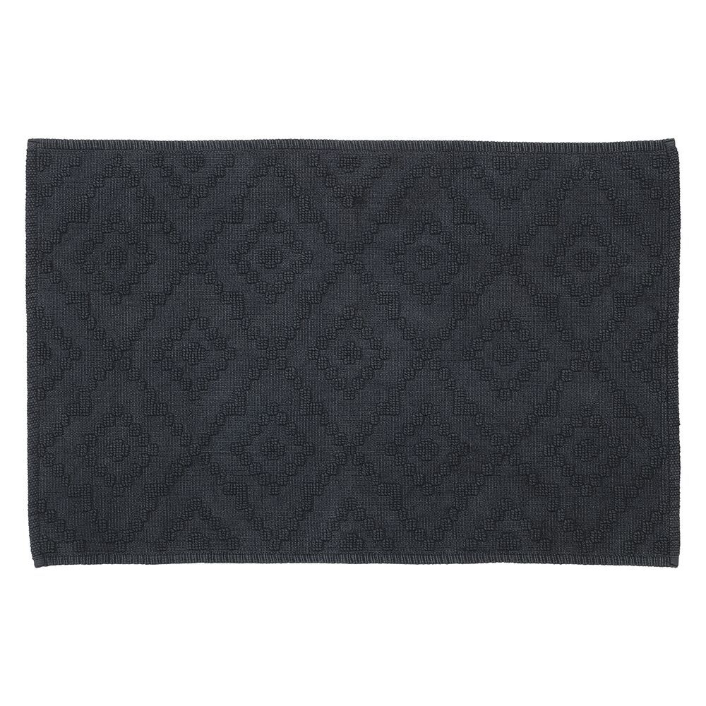 Sealskin Aztec tapis de bain 90x60 cm rectangulaire gris 800095