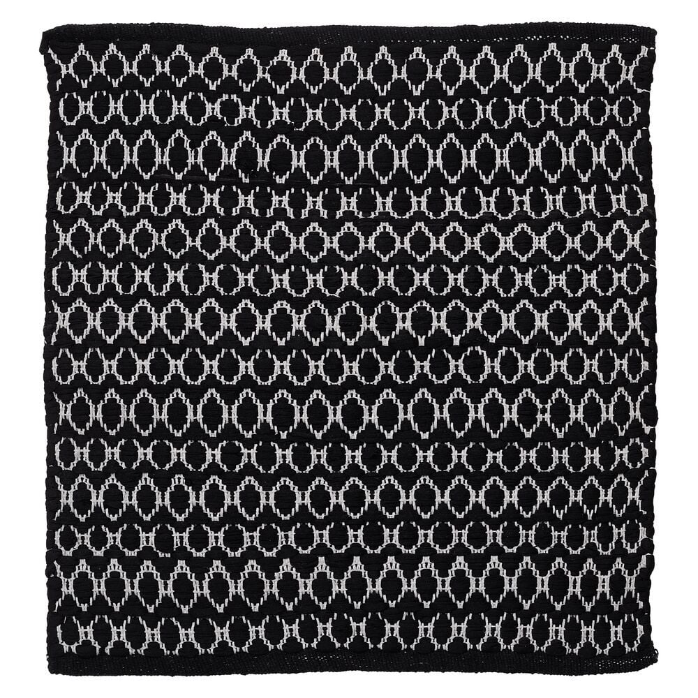 Sealskin Boho tapis de bain 60x60 cm rectangulaire noir 800102