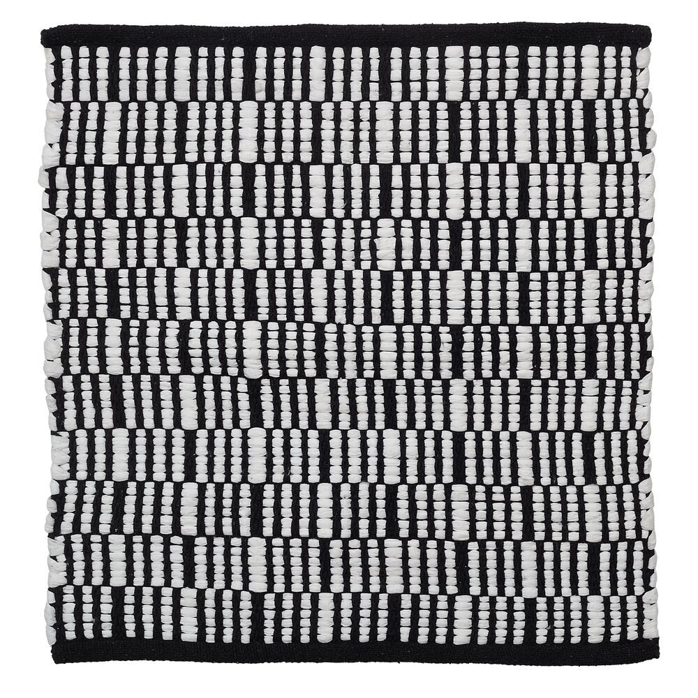 Sealskin Bandra tapis de bain 60x60 cm carré noir 800106