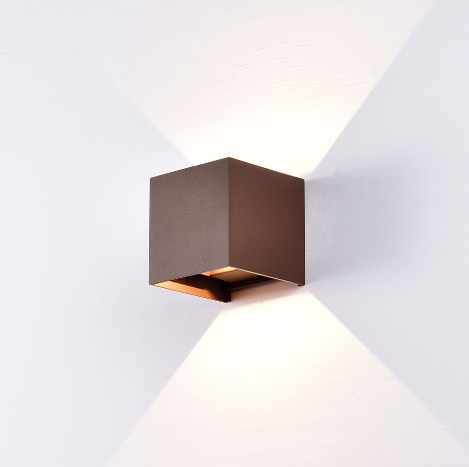 Mantra Davos XL applique murale extérieure 2x10 W marron 7654