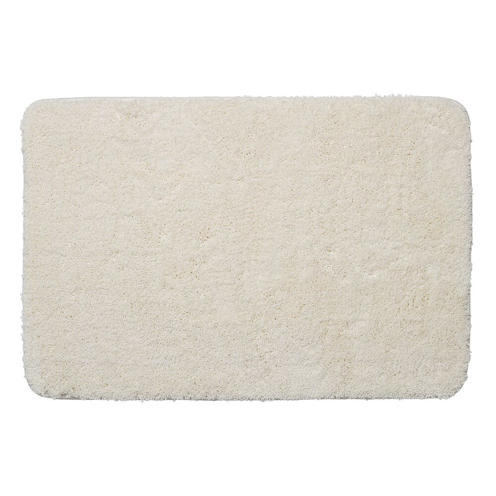 Sealskin Angora tapis de bain 90x60 cm rectangulaire blanc 800120