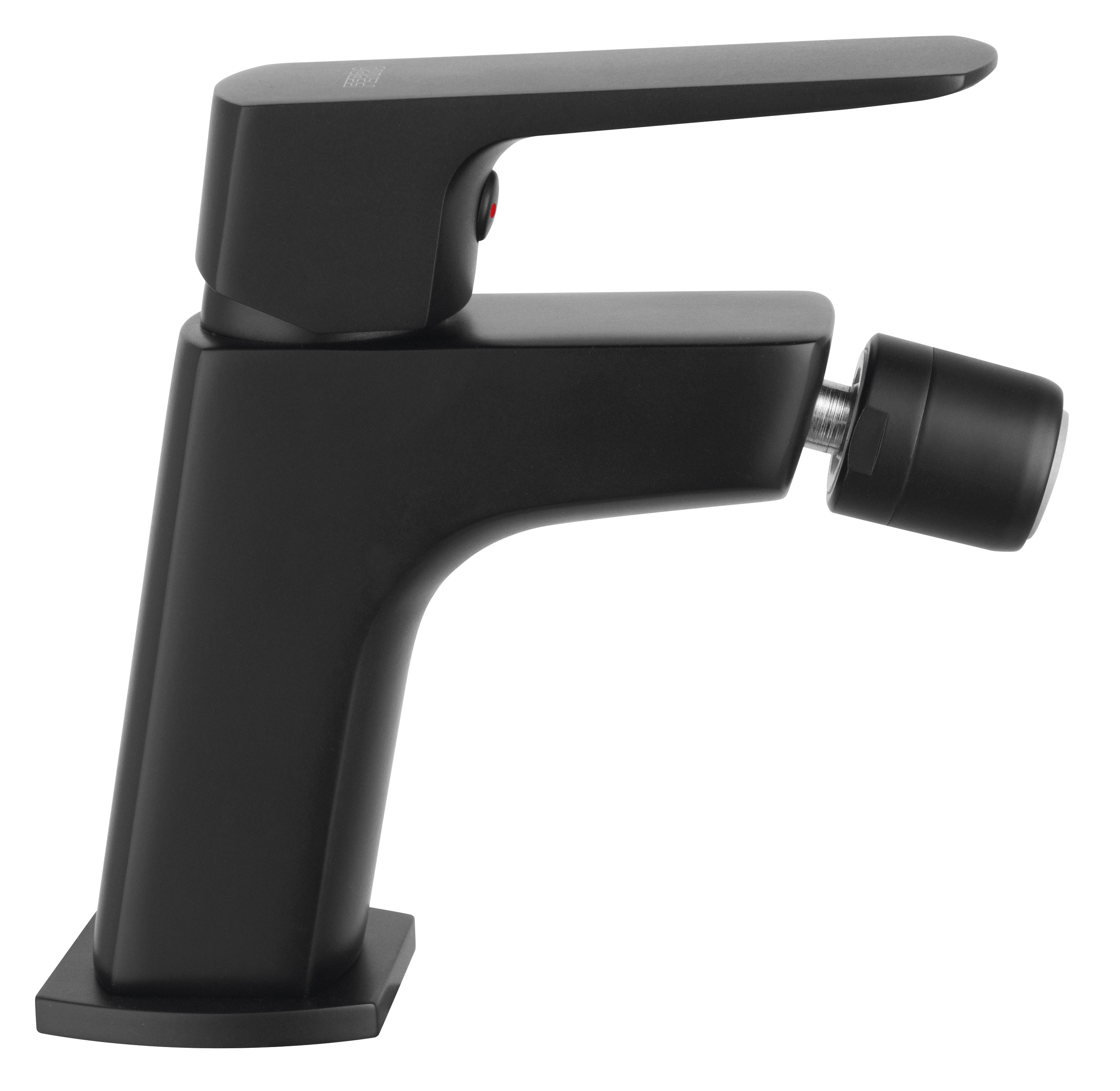 Ferro Vitto VerdeLine mitigeur de bidet sur pied noir BVI6VLBL