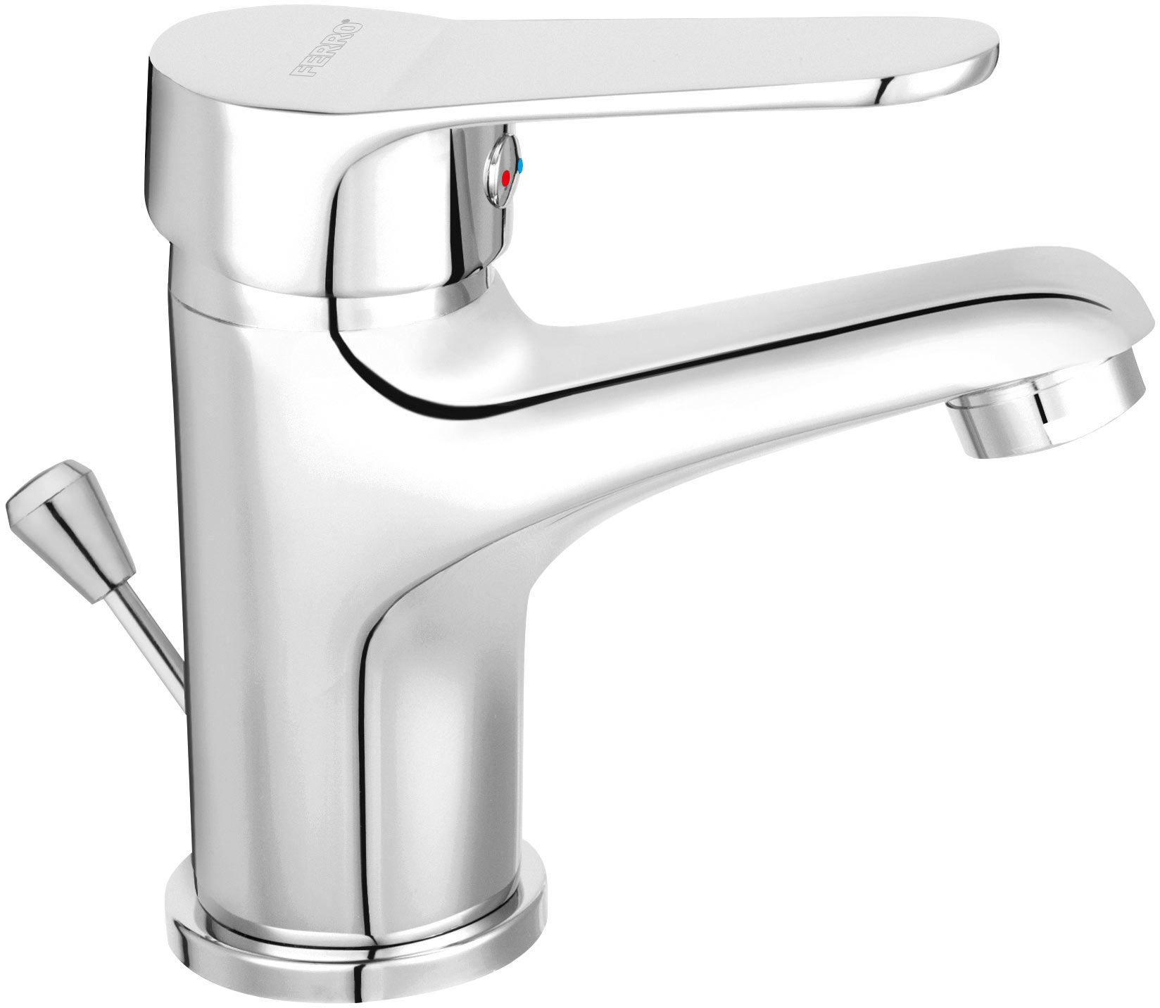 Ferro Isso mitigeur de lavabo sur pied chrome BIS2