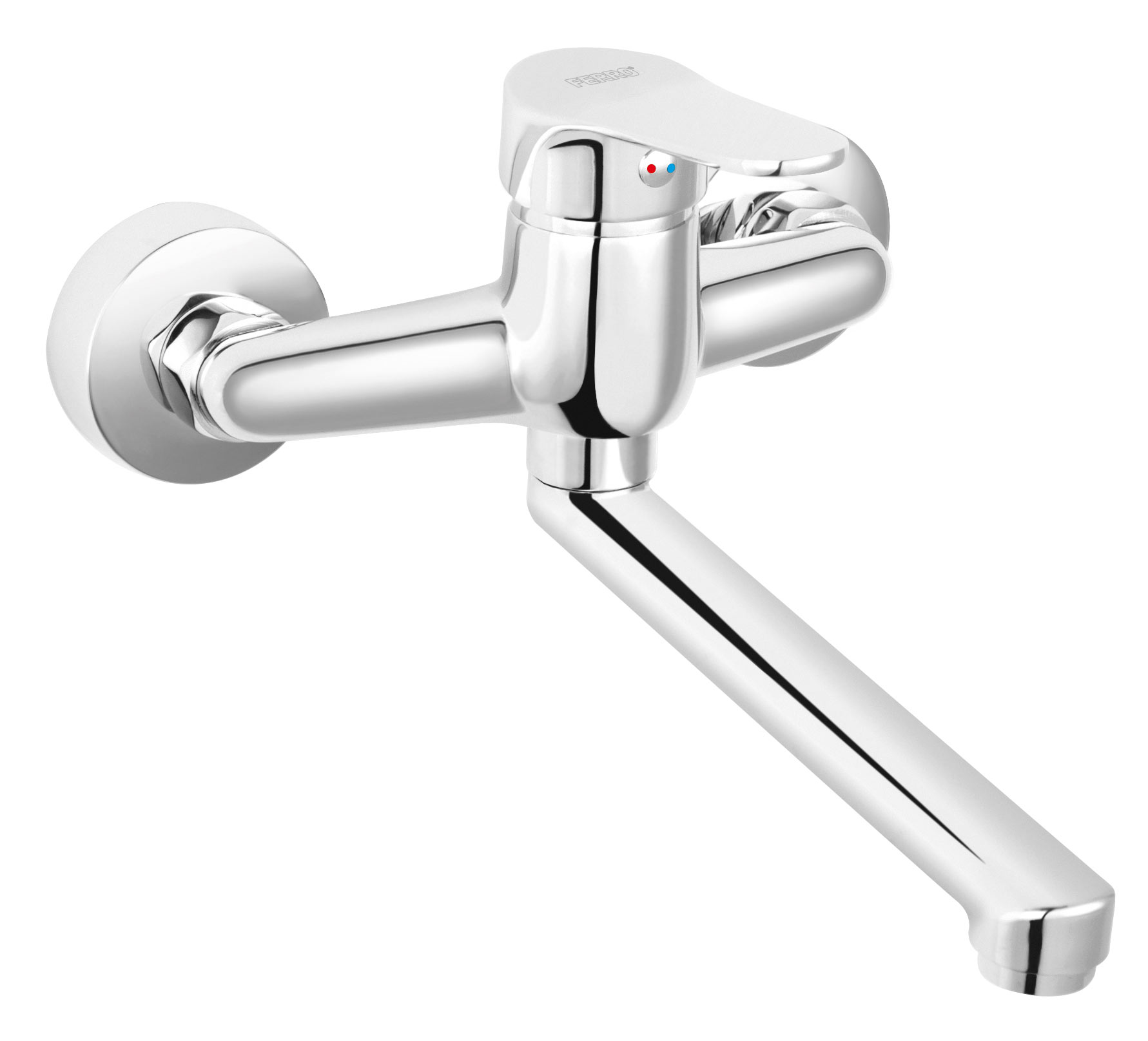 Ferro Isso mitigeur de cuisine murale chrome BIS5