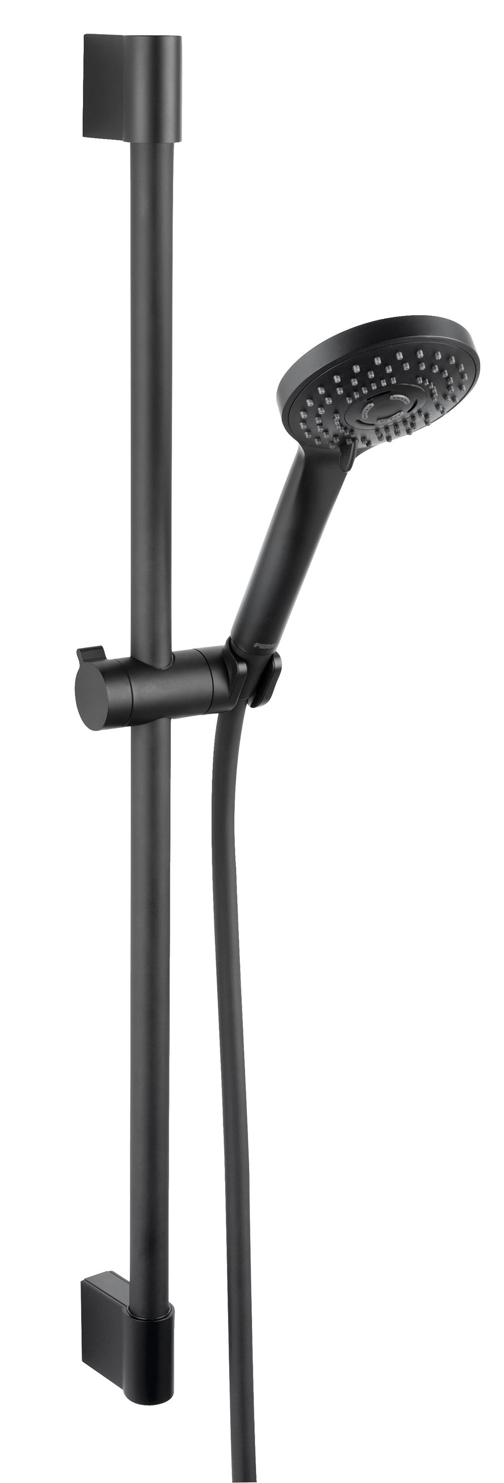 Ferro Horn ensemble de douche mural noir N370BL-B