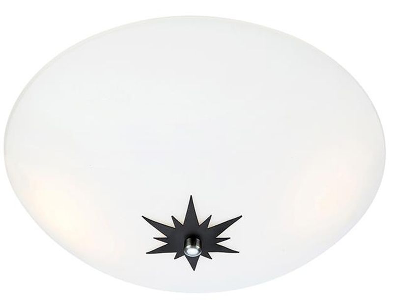 Markslöjd Rose plafonnier 1x18 W blanc-noir 108207