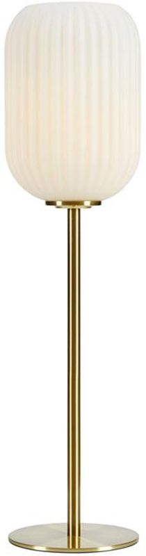 Markslöjd Cava lampe de table 1x40 W blanc-laiton 108251