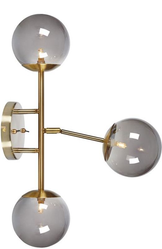 Markslöjd Trinity applique murale 3x20 W laiton-fumé 108253