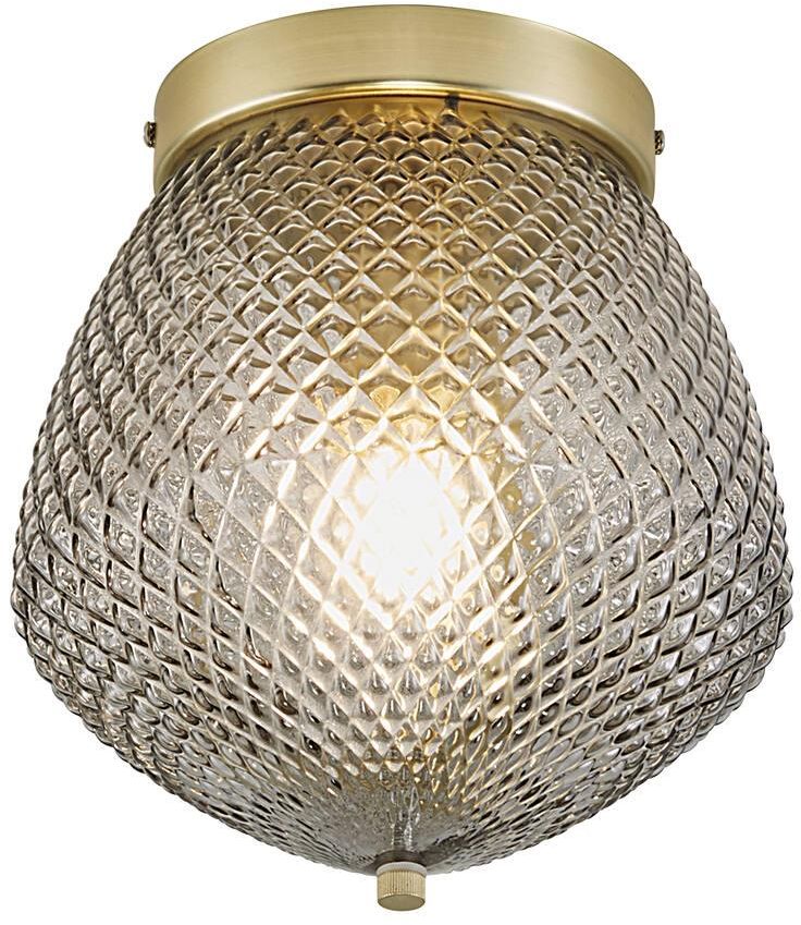 Nordlux Orbiform plafonnier 1x40 W laiton-fumé 2010656047