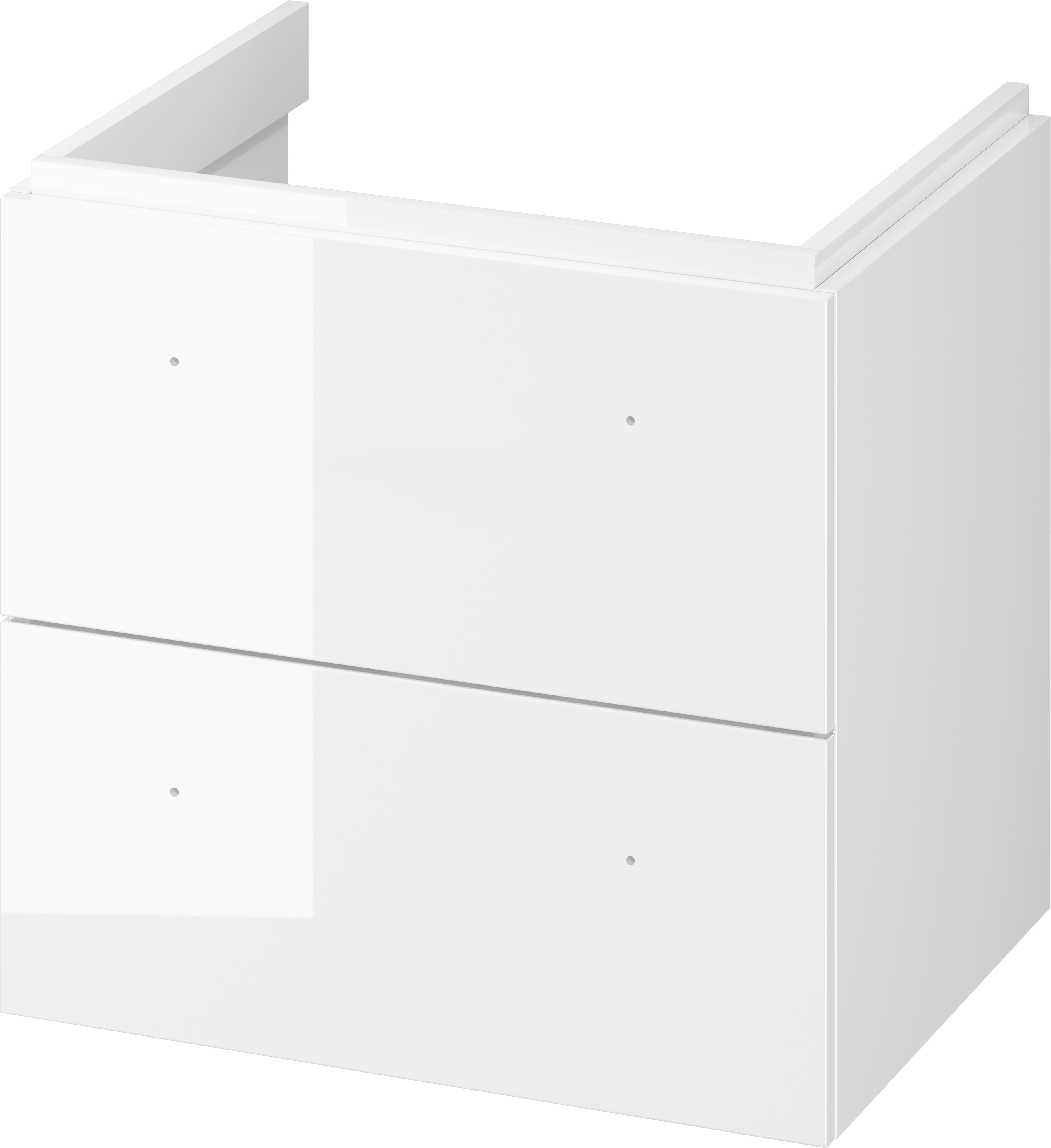 Cersanit Larga armoire 59.4x44.4x57.2 cm sous-lavabo suspendu blanc S932-070