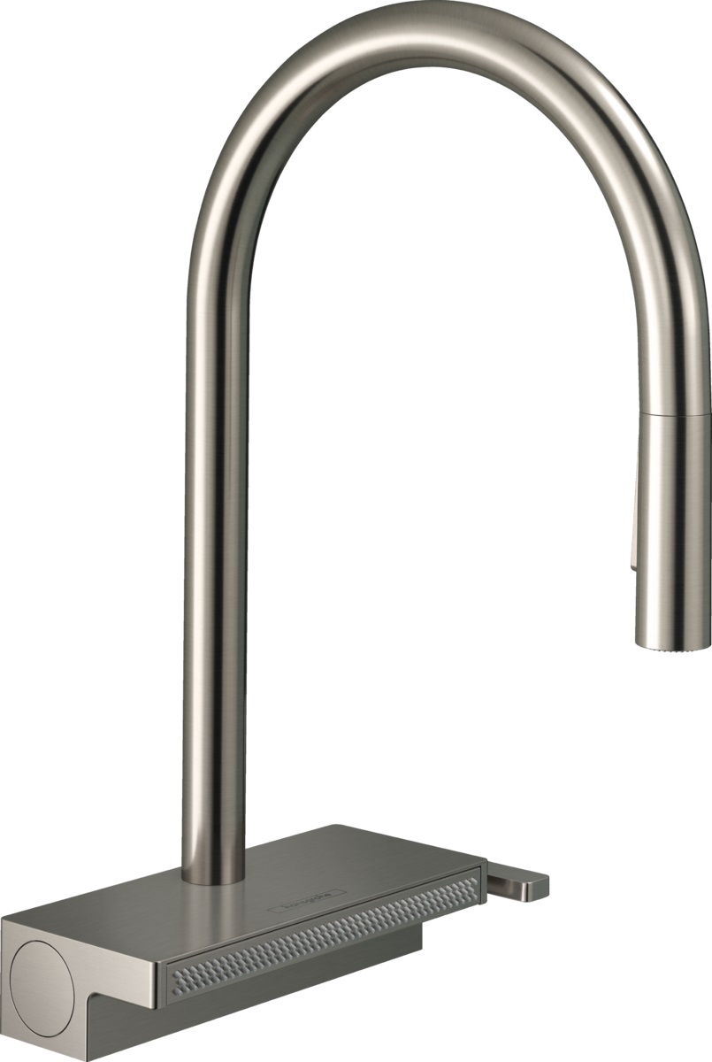 Hansgrohe Aquno Select M81 mitigeur de cuisine sur pied acier inoxydable 73831800