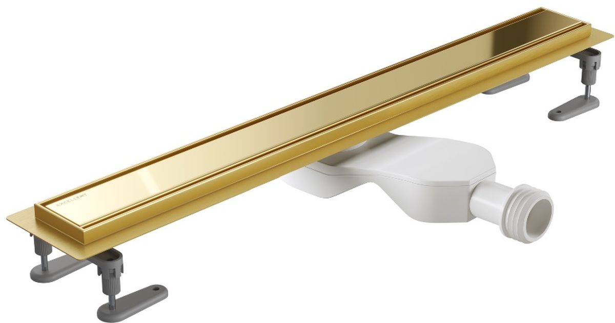 Excellent Stilio Gold drain de douche 60 cm doré INEX.1515.600.R.GL