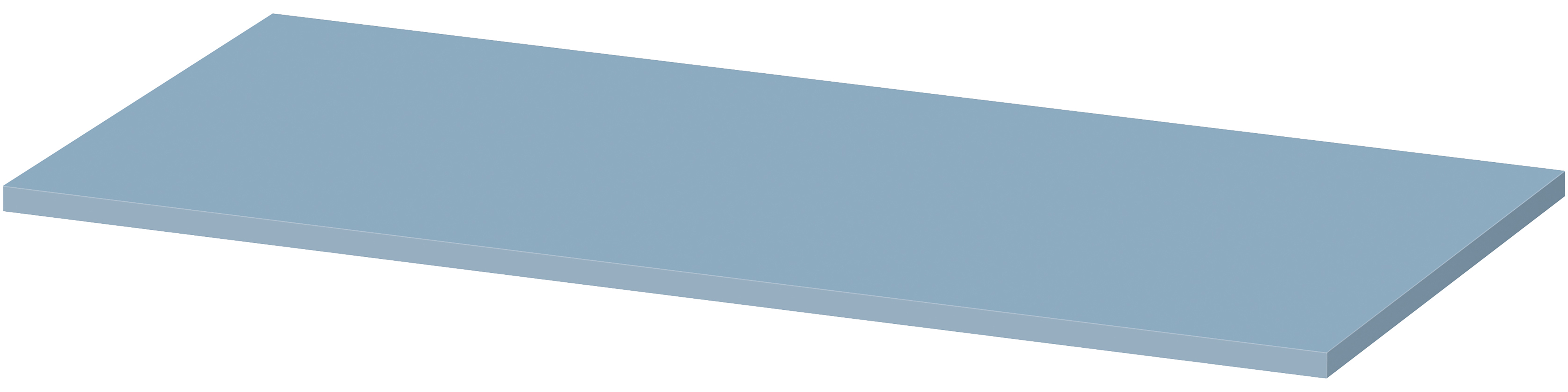 Cersanit Larga plan de travail 100x45 cm bleu S932-032