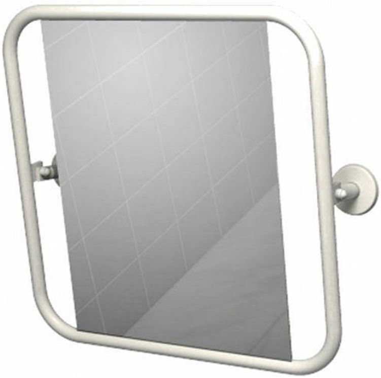 Faneco miroir 60x60 cm blanc S25LUSWB