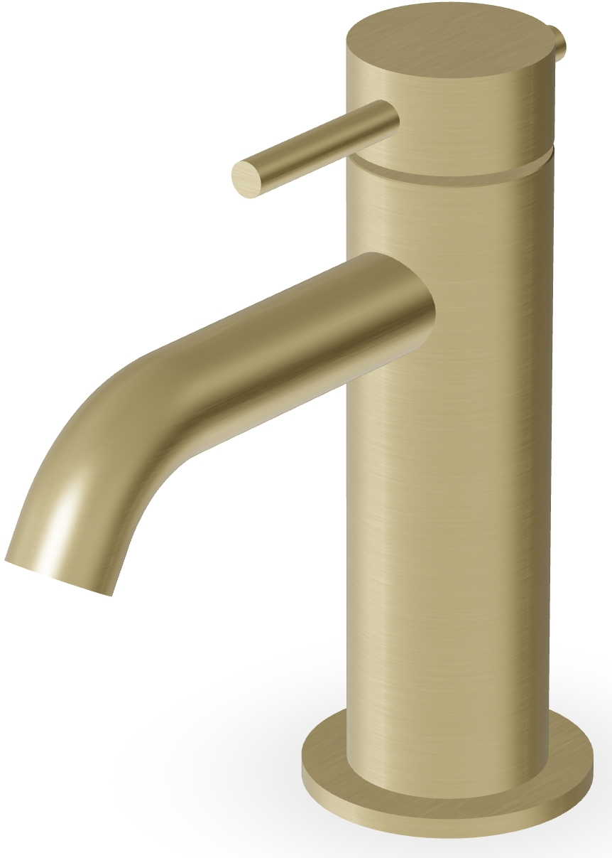 Zucchetti Helm mitigeur de lavabo sur pied doré ZHE687.XP31