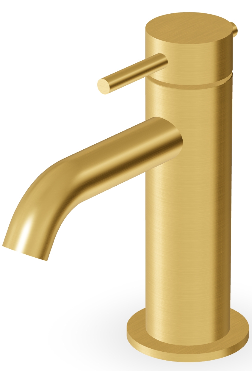 Zucchetti Helm mitigeur de lavabo sur pied doré ZHE687.XP41