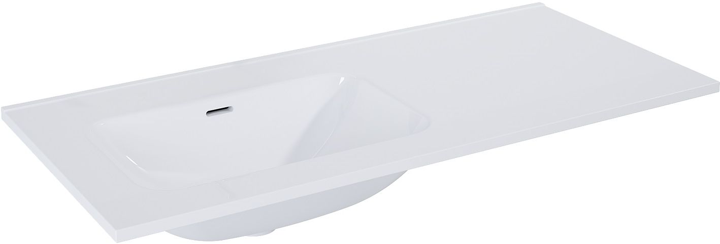 Elita Skappa lavabo 100.8x46 cm rectangulaire de meuble blanc RE041001068060