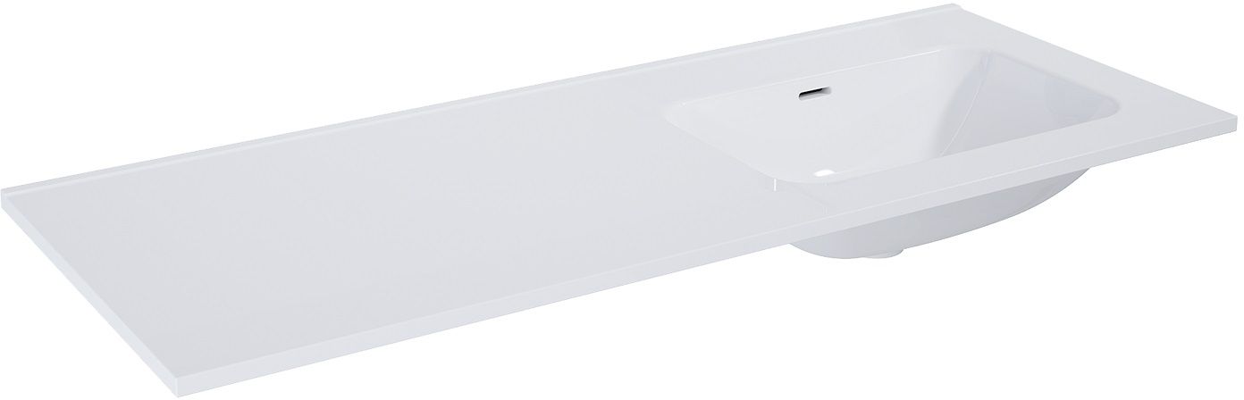 Elita Skappa lavabo 120.8x46 cm rectangulaire de meuble blanc RE041202068060