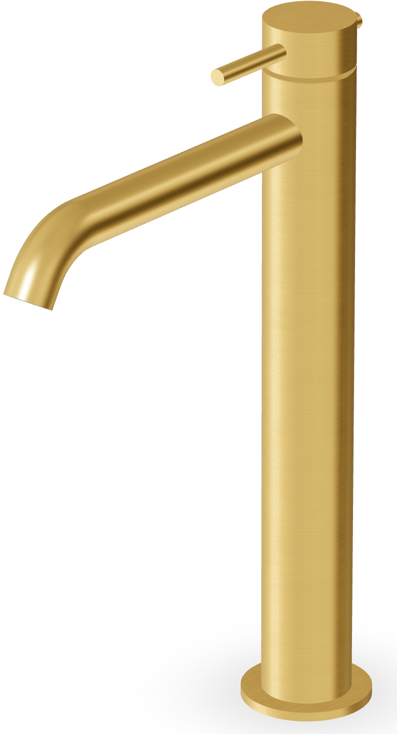 Zucchetti Helm mitigeur de lavabo sur pied doré ZHE689.XP41