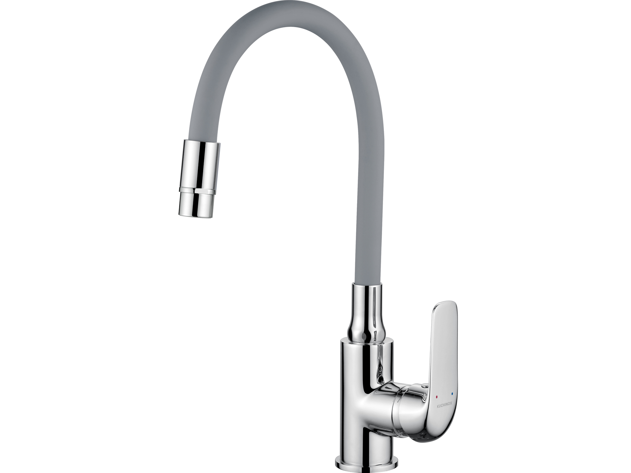Kuchinox Elza mitigeur de cuisine sur pied chrome-graphite/gris BKE962D