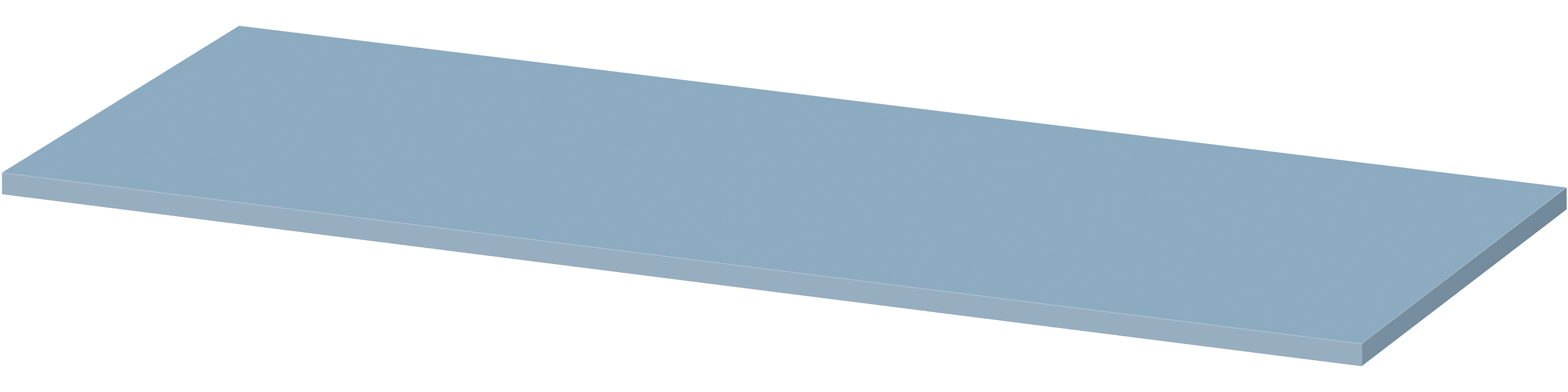 Cersanit Larga plan de travail 120x45 cm bleu S932-033