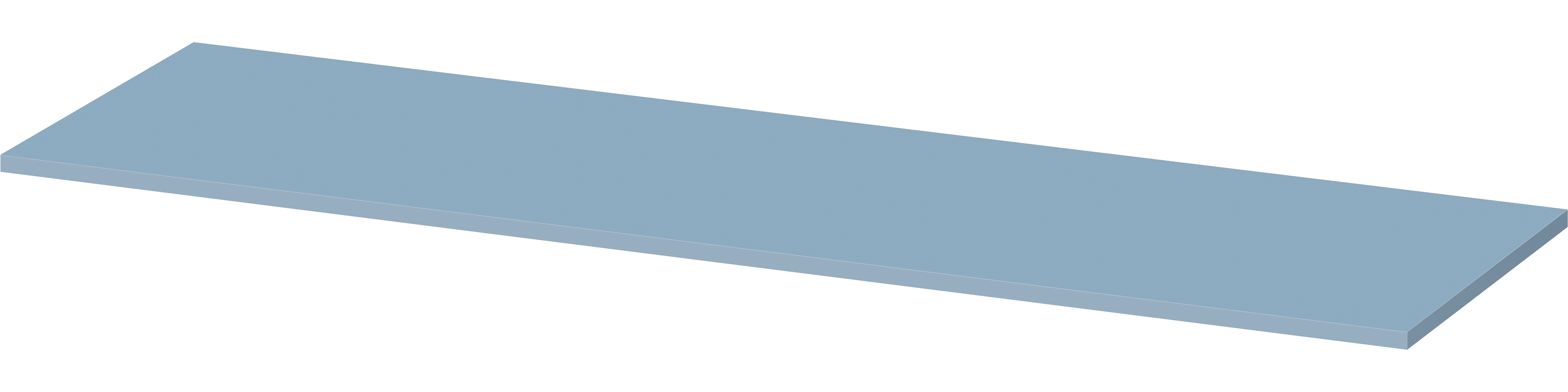 Cersanit Larga plan de travail 160x45 cm bleu S932-035