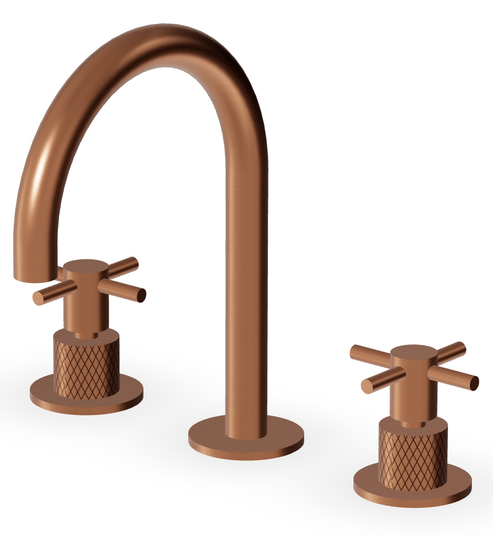 Zucchetti Helm mitigeur de lavabo sur pied cuivre ZHM515.XP91G3