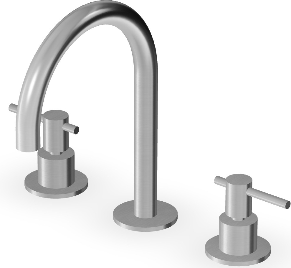 Zucchetti Helm mitigeur de lavabo sur pied acier ZHL515.X
