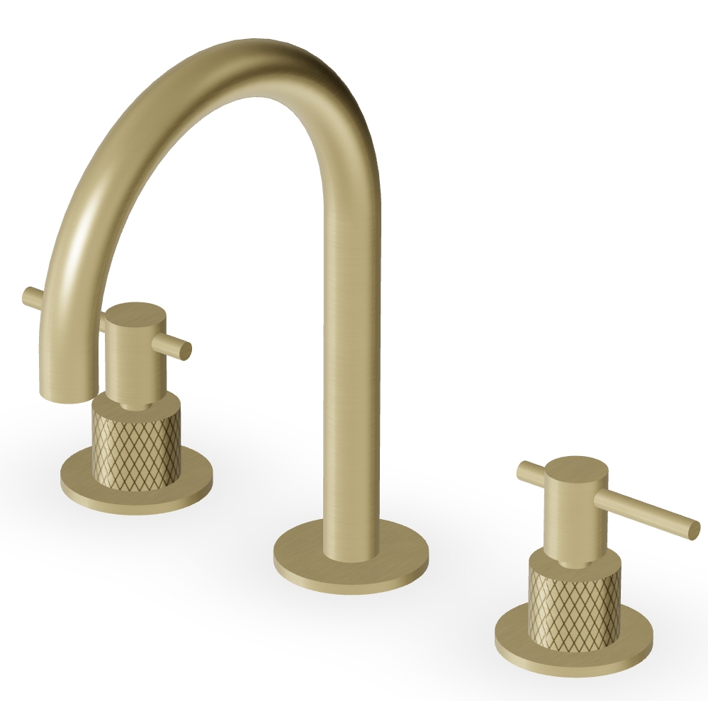 Zucchetti Helm mitigeur de lavabo sur pied doré ZHL515.XP31G3