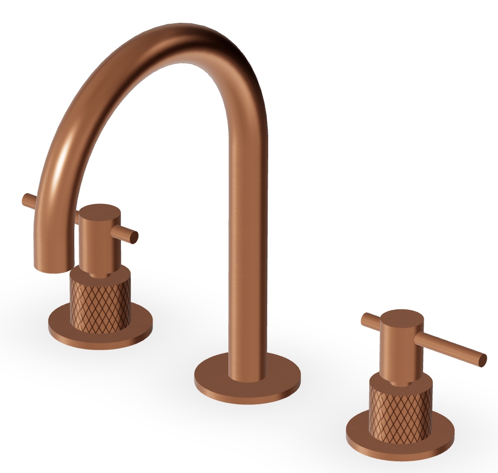 Zucchetti Helm mitigeur de lavabo sur pied cuivre ZHL515.XP91G3