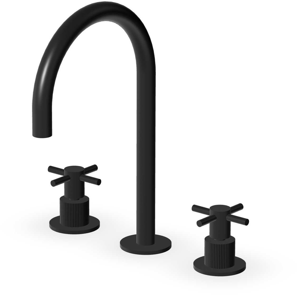 Zucchetti Helm mitigeur de lavabo sur pied noir ZHM516.XP81G2