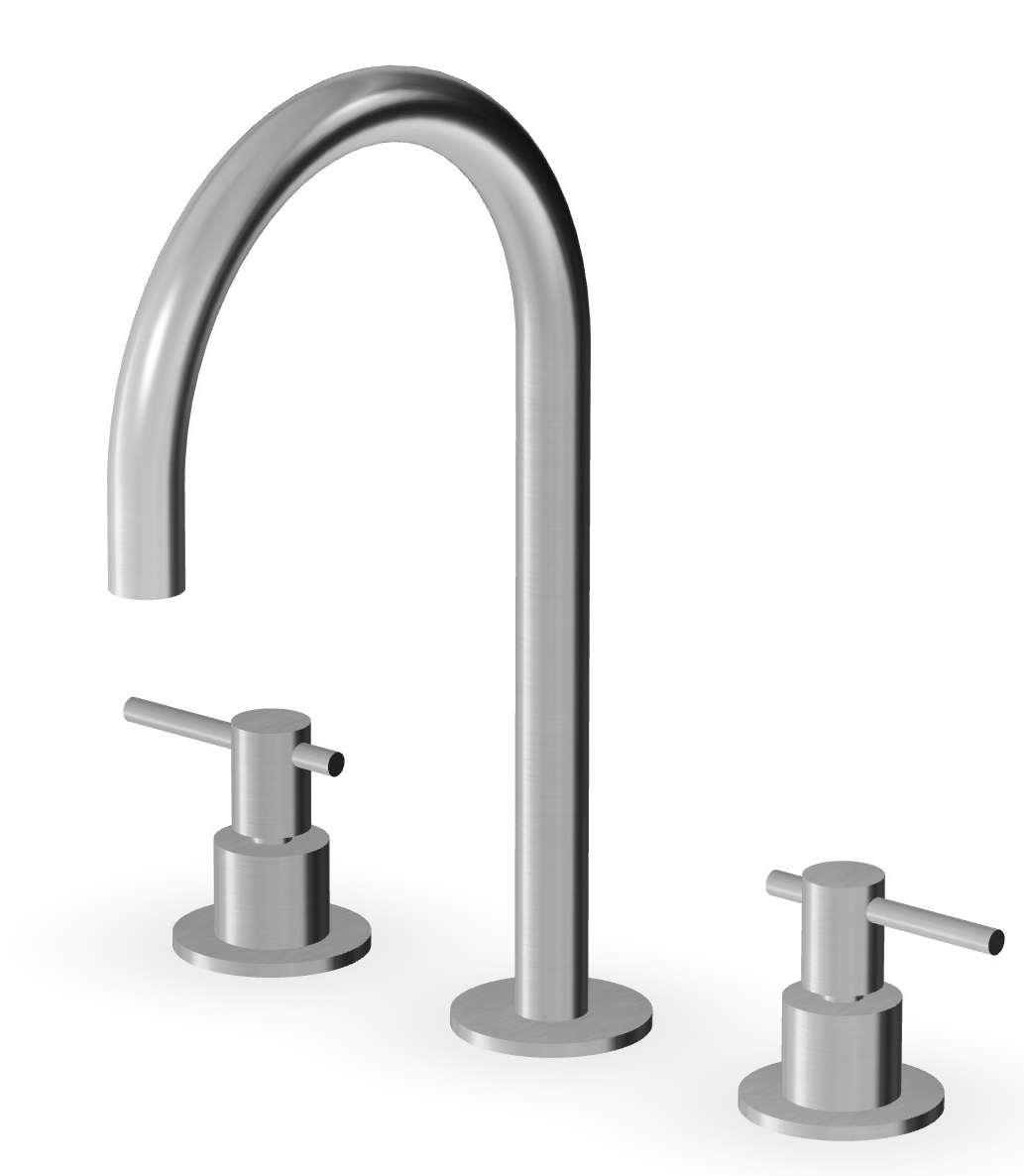 Zucchetti Helm mitigeur de lavabo sur pied acier ZHL516.X