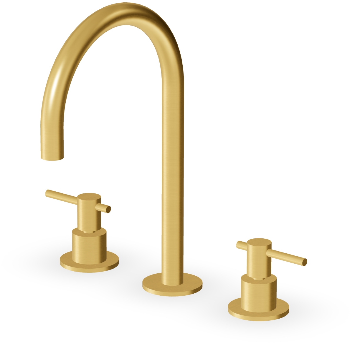 Zucchetti Helm mitigeur de lavabo sur pied doré ZHL516.XP41