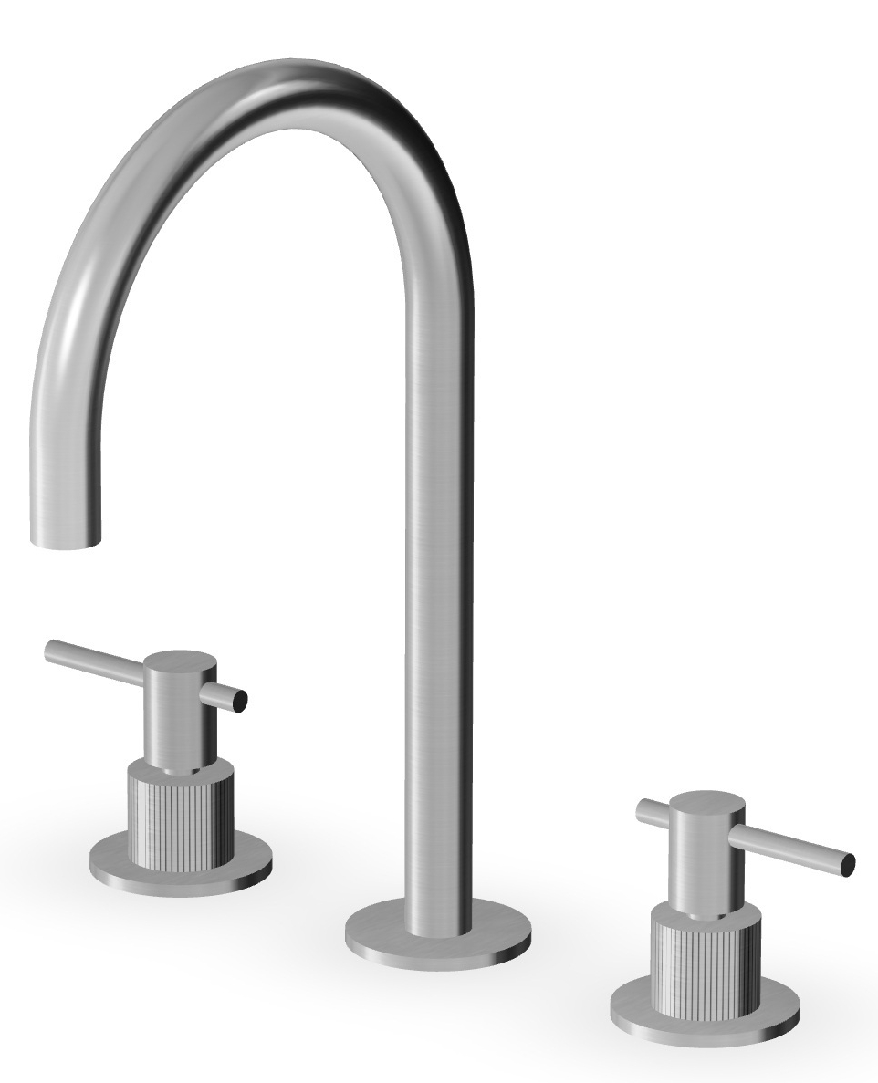 Zucchetti Helm mitigeur de lavabo sur pied acier ZHL516.XG2