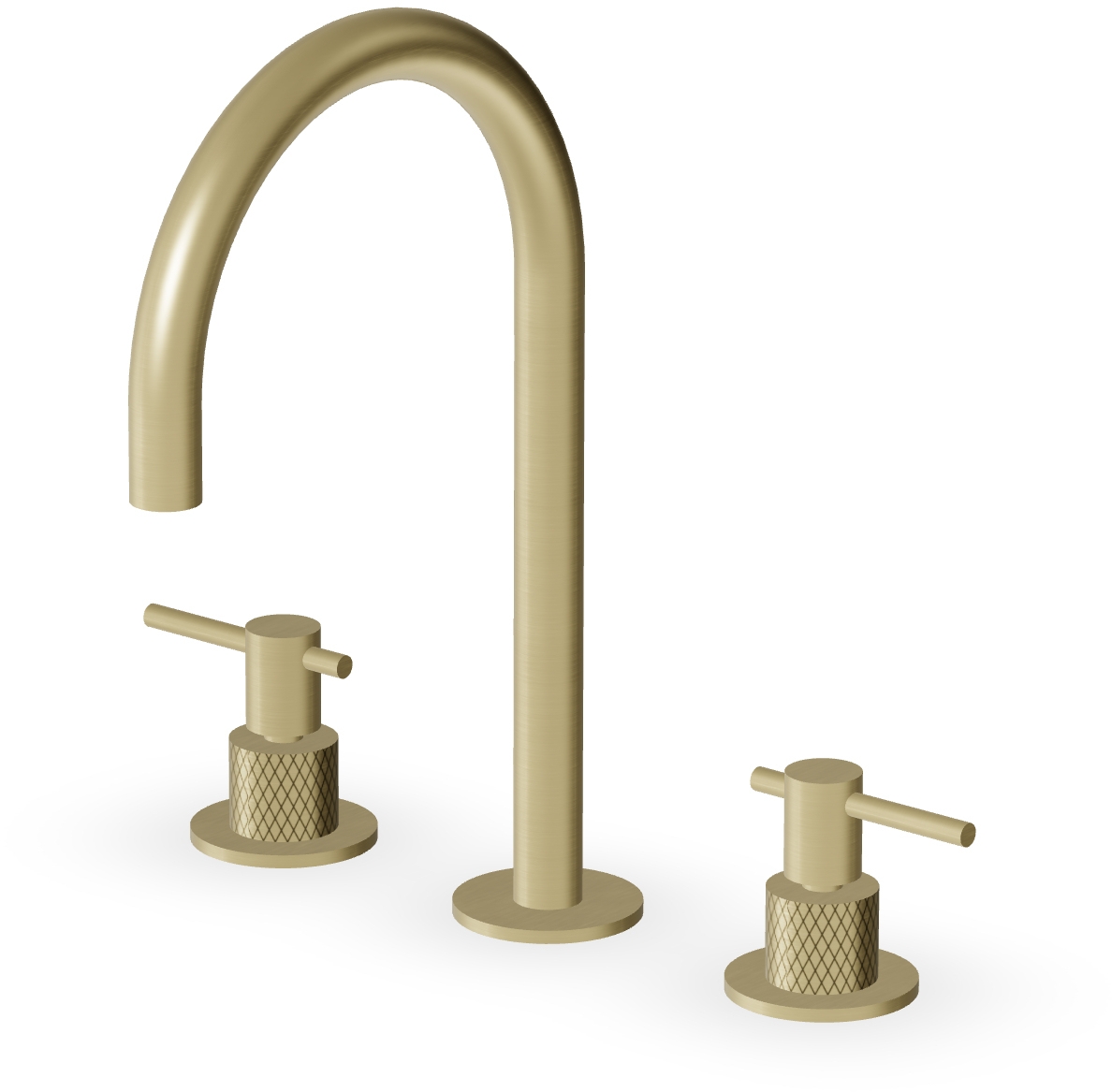 Zucchetti Helm mitigeur de lavabo sur pied doré ZHL516.XP31G3